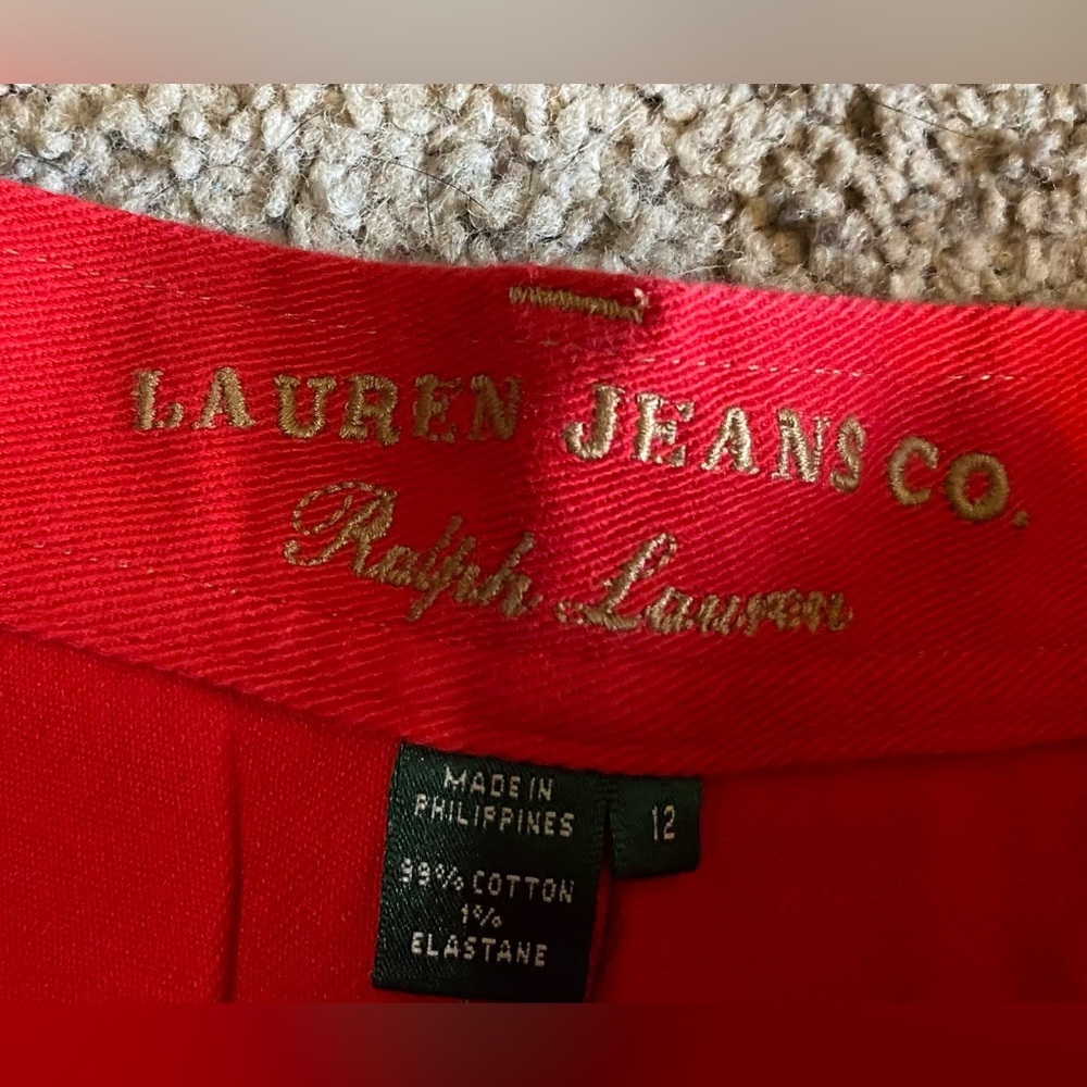 Lauren (Ralph Lauren) Straight  Leg Jeans Size 12 - Picture 7 of 9
